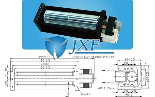 橫流散熱風扇JXF60x300 AC